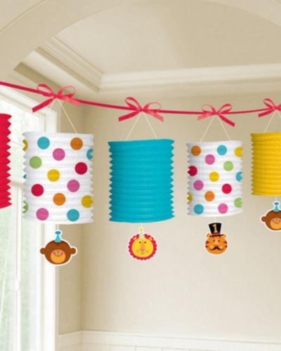 Fisher Price 1st Birthday Circus Lantern Garland