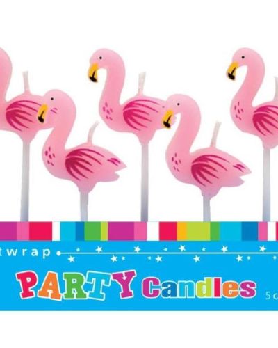 Party Candles – Flamingo