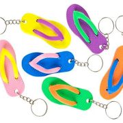 Flip Flop Key Chains 6pk
