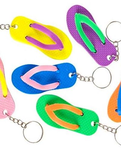 Flip Flop Key Chains 6pk