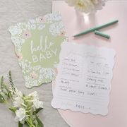 Floral Baby Shower Advice Cards