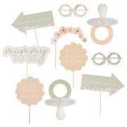 Floral Baby Shower Photo Props