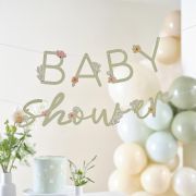 Floral Baby Shower Bunting