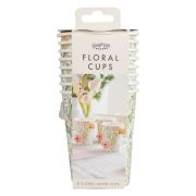 Floral Baby Shower Cups 8pk