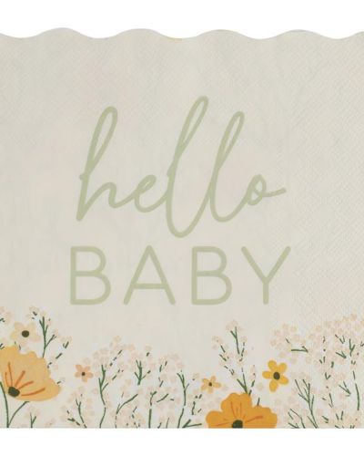 Floral Baby Shower Lunch Napkins 16pk