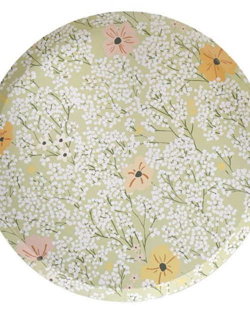 Floral Baby Shower Plates 8pk