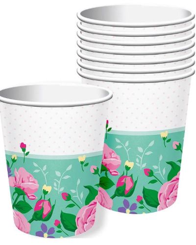 Floral Fairy Cups 8pk