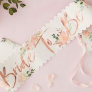 Floral Hen Party Bride To Be Sash