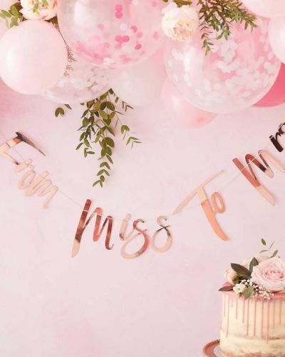 Floral Hen Party Miss to Mrs Banner