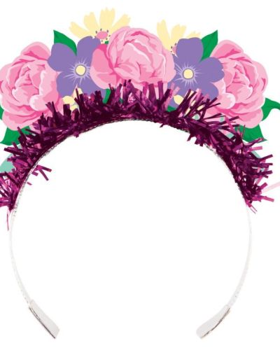 Floral Tea Party Tiaras 4pk