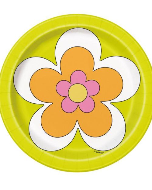 Flower Power Lunch Plates 8pk