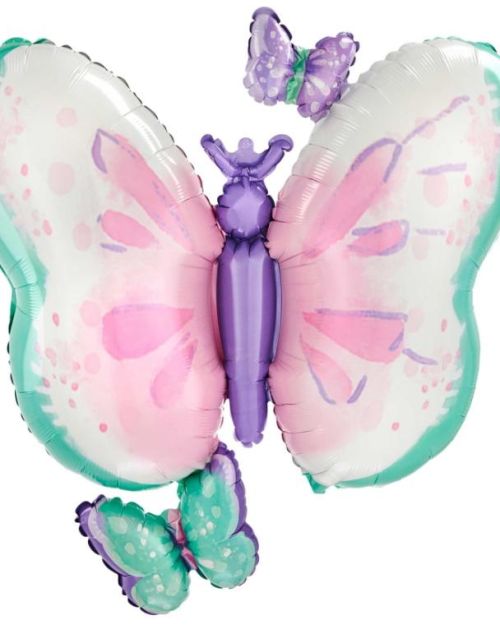 Flutter Butterfly Shaped Foil Balloon