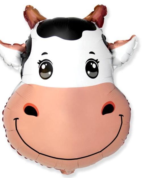 Cow Head Shaped Foil Balloon