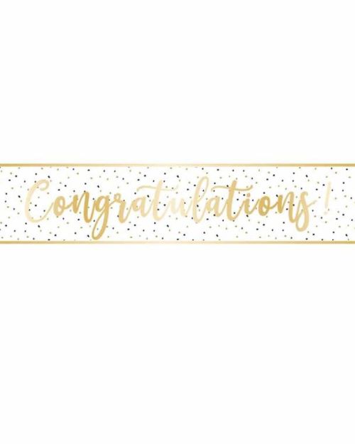 Congratulations Foil Banner