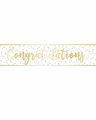 Congratulations Foil Banner