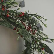 Foliage & Berries Christmas Door Wreath