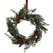 Foliage & Berries Christmas Door Wreath