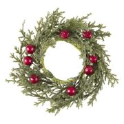 Foliage & Berries Christmas Napkin Rings 6pk