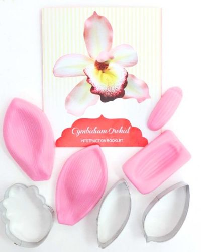 Fondant Cutter Set – Cymbidium Orchid