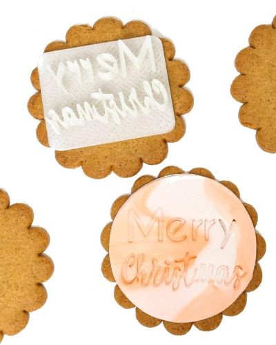 Fondant Embosser – Merry Christmas