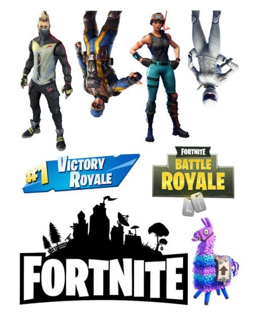 Edible Icing Image – Fortnite Character Sheet