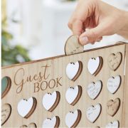 Botanical Wedding Four in a Row Guest Book Alternative