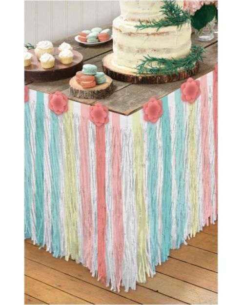 Free Spirit Paper Table Skirt