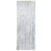 Silver Foil Fringed Door Curtain