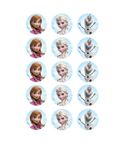 Edible Icing Cupcake Images – Frozen
