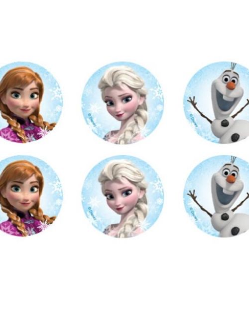 Edible Icing Cupcake Images – Frozen