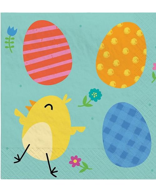 Funny Bunny Easter Lunch Napkins 16pk