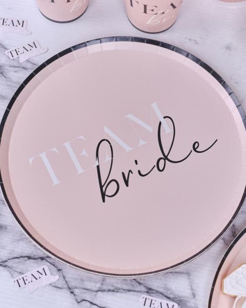 Future Mrs Team Bride Plates 8pk