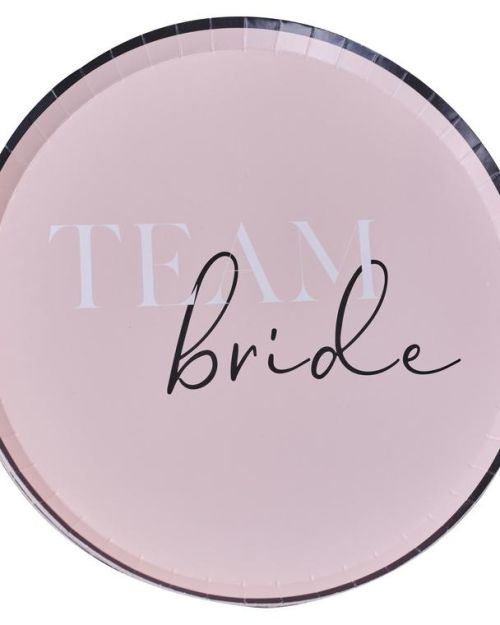 Future Mrs Team Bride Plates 8pk
