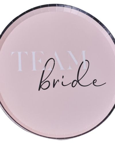 Future Mrs Team Bride Plates 8pk