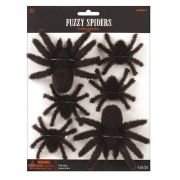 Fuzzy Hairy Spiders 6pk
