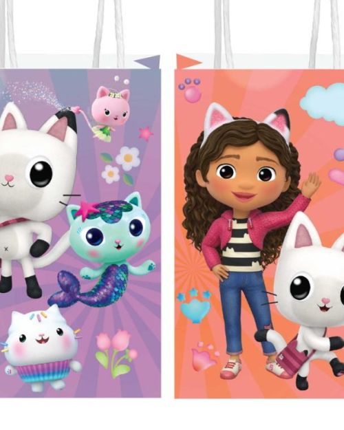 Gabby’s Dollhouse Paper Treat Bags 8pk