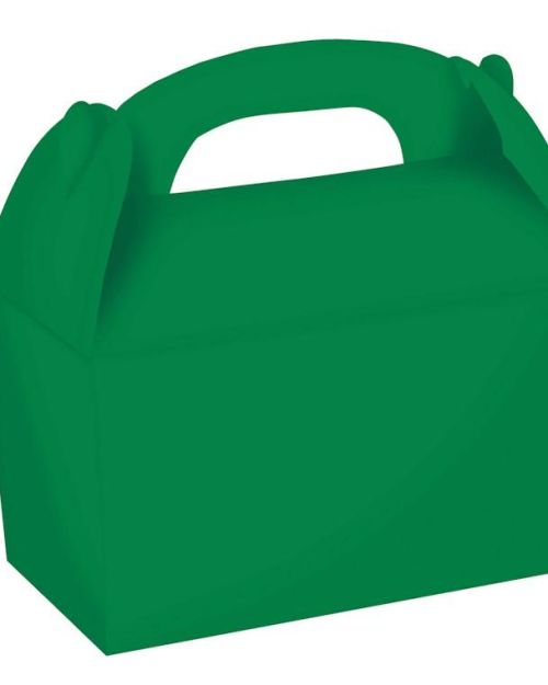 Gable Treat Boxes 4pk – Festive Green