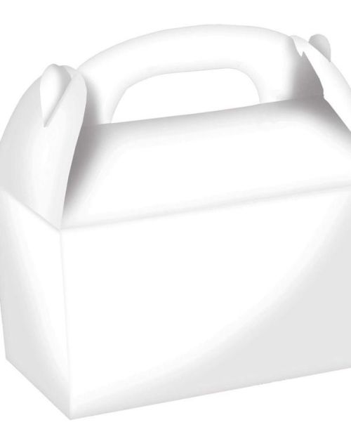 Gable Treat Boxes 4pk – White