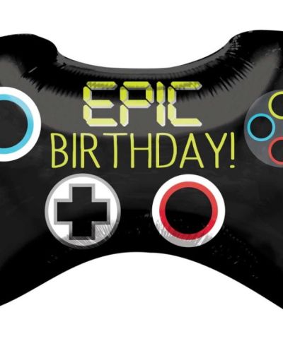 Game Controller Shaped Foil Balloon