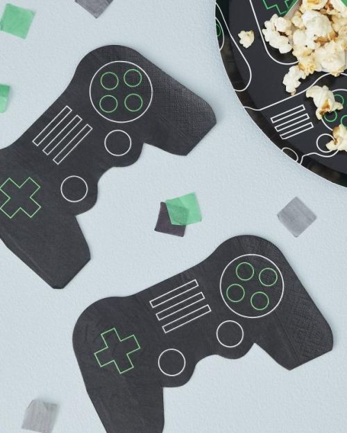 Game Controller Napkins 16pk