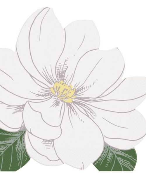 Garden Party Flower Shaped Lunch Napkins 16pk