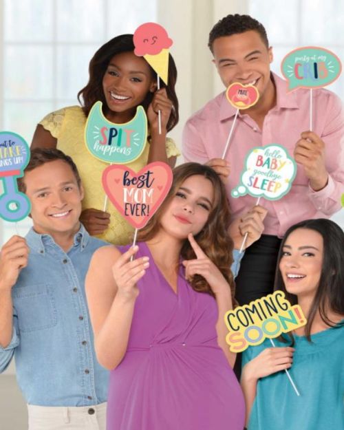 Baby Shower Pastel Photo Props