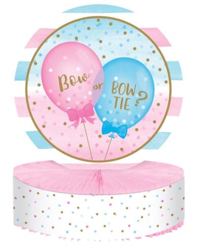 Gender Reveal Balloons Table Centrepiece
