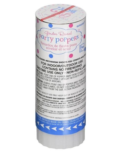 Gender Reveal Confetti Poppers – Girl