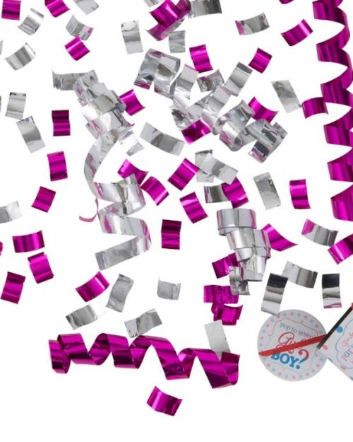 Gender Reveal Confetti Poppers – Girl
