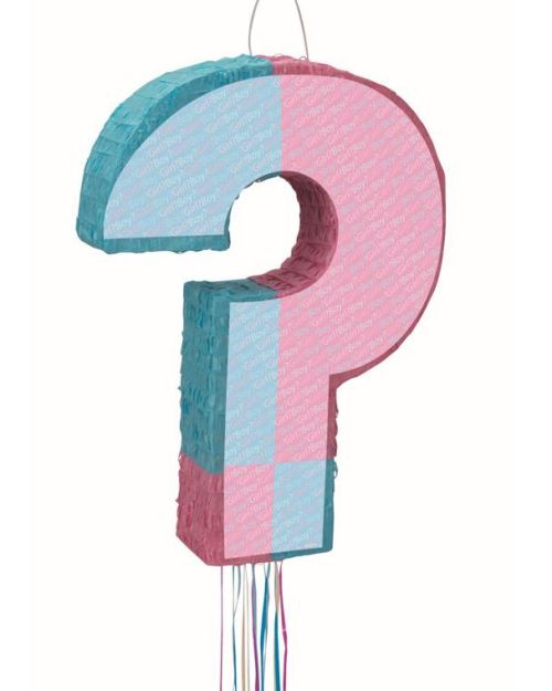 Gender Reveal Question Mark Pinata