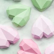 Silicone Mould – Geo Heart