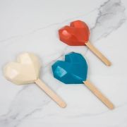 **Silicone Mould – Geo Heart Pop