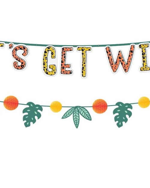 Get Wild Banner & Garland Kit
