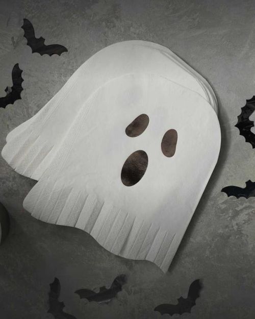 Ghost Fringe Napkins 16pk
